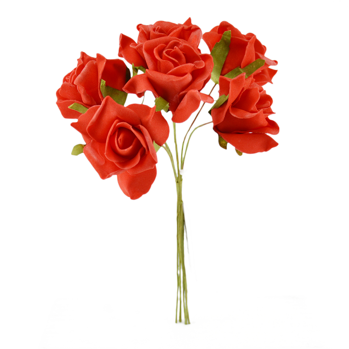 Mousse Rose Fleurs set 6 rouge - AmbalajeFloriOnline.ro